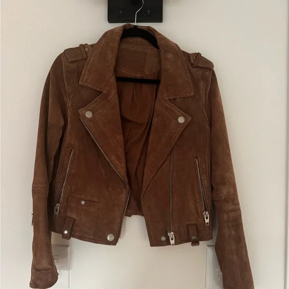 Blank NYC Tan Suede Moto Jacket - Picture 2 of 4
